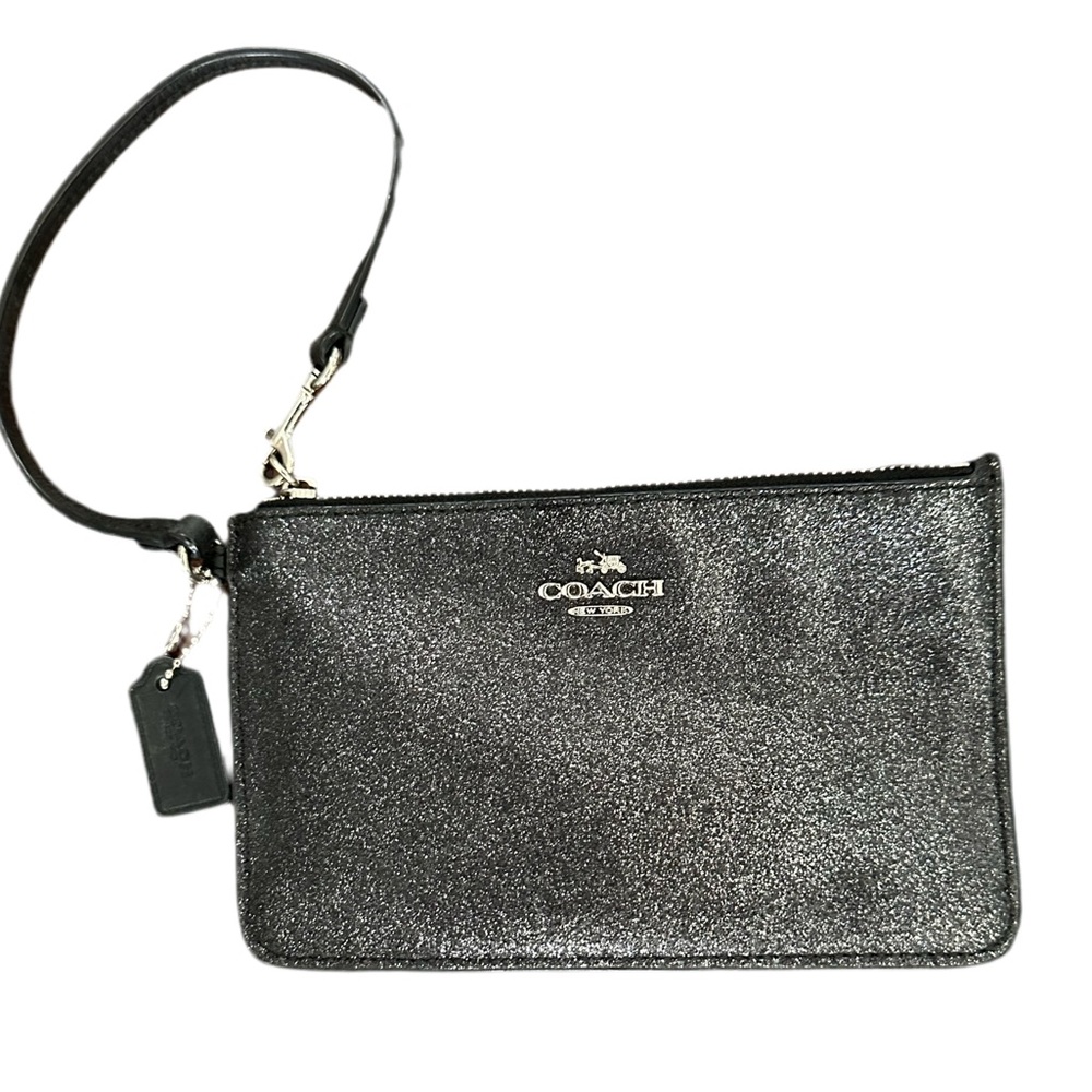 Coach Metallic Wristlet